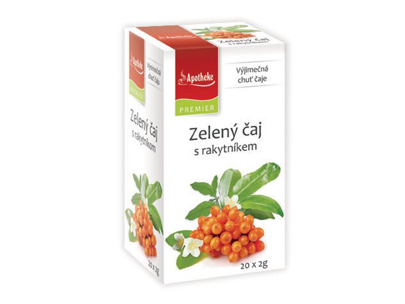 Apotheke Zelený čaj s rakytníkem 20x2 g