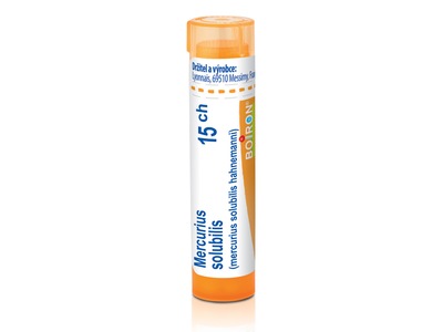 Boiron Mercurium Solubilis 15CH granule 4 g Boiron Mercurium Solubilis 15CH granule 4 g