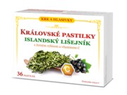 Královské pastilky islandský lišejník 36 ks