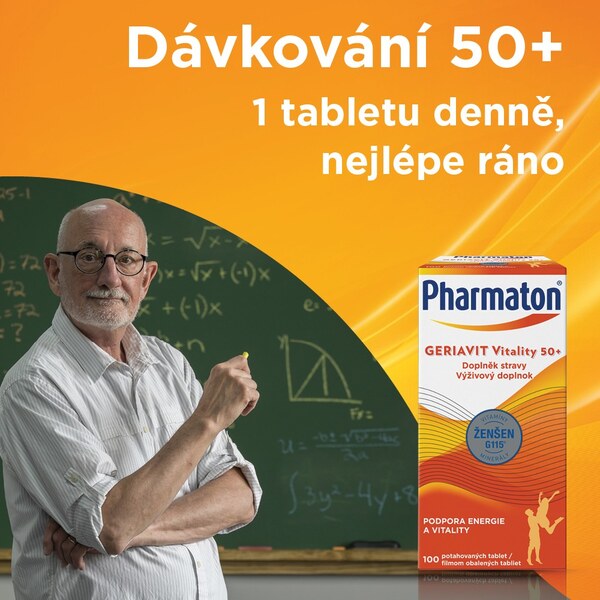Pharmaton Geriavit Vitality 50+ 100 tablet
