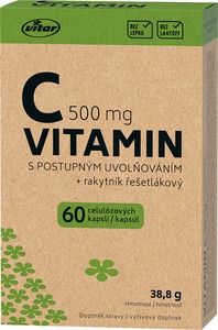 Vitar C vitamin EKO 60 kapslí