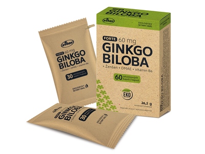 Vitar Ginkgo Biloba Forte EKO 60 kapslí Vitar Ginkgo Biloba Forte EKO 60 kapslí