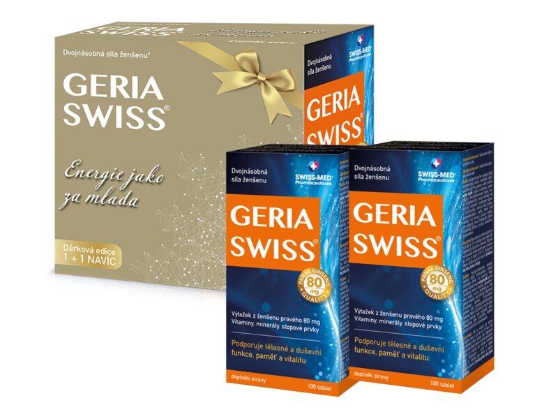 Geriaswiss®  100 tbl Vánoční edice 1+1 ZDARMA