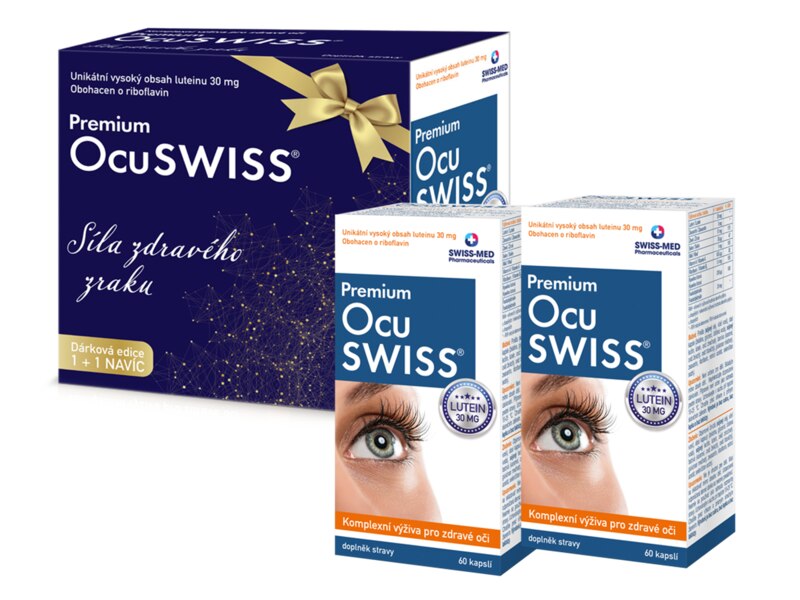 Premium Ocuswiss® 60 kapslí Vánoční edice 1+1 ZDARMA Premium Ocuswiss® 60 kapslí Vánoční edice 1+1 ZDARMA