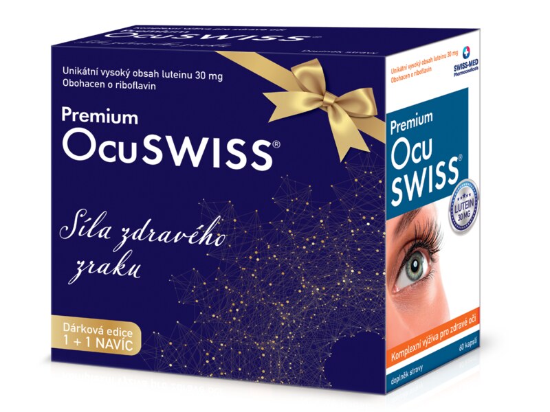 Premium Ocuswiss® 60 kapslí Vánoční edice 1+1 ZDARMA Premium Ocuswiss® 60 kapslí Vánoční edice 1+1 ZDARMA