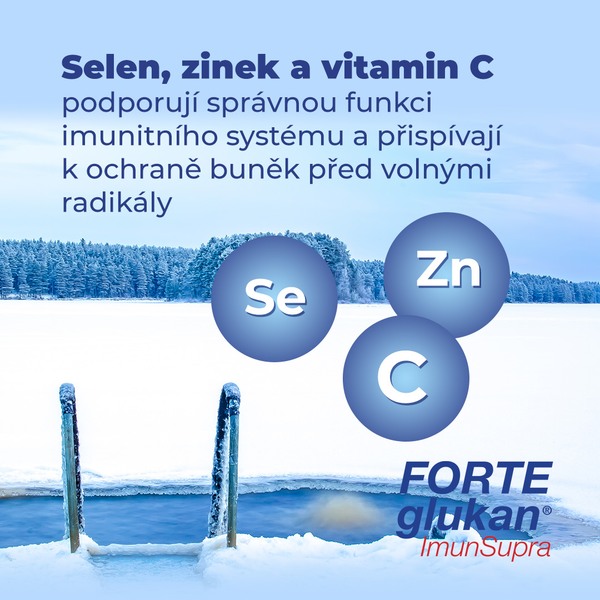 FORTEglukan® ImunSupra 60 tablet Vánoční edice 1+1 ZDARMA FORTEglukan® ImunSupra 60 tablet Vánoční edice 1+1 ZDARMA
