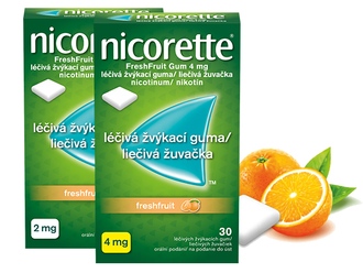 Nicorette® Classic Gum 2 mg léčivá žvýkací guma Freshmint - Nicorette® Classic Gum 2 mg léčivá žvýkací guma Freshmint Nicorette® Classic Gum 2 mg léčivá žvýkací guma Freshmint
