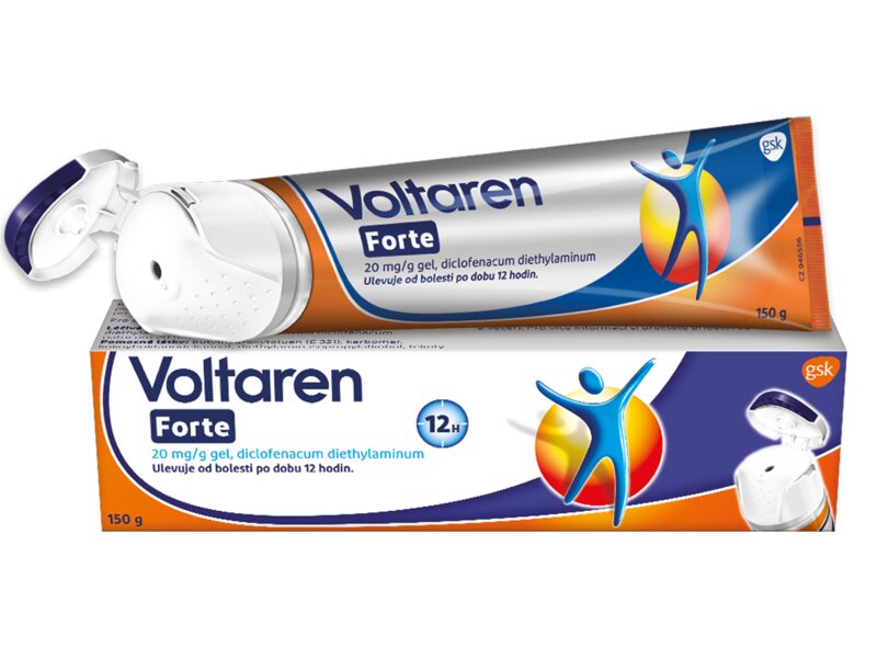 Voltaren Forte 20 mg/g gel proti bolesti 150 g