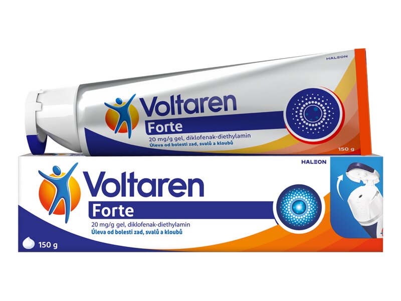 Voltaren Forte 20 mg/g gel proti bolesti 150 g