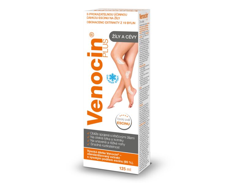Venocin Plus žíly a cévy 125 ml