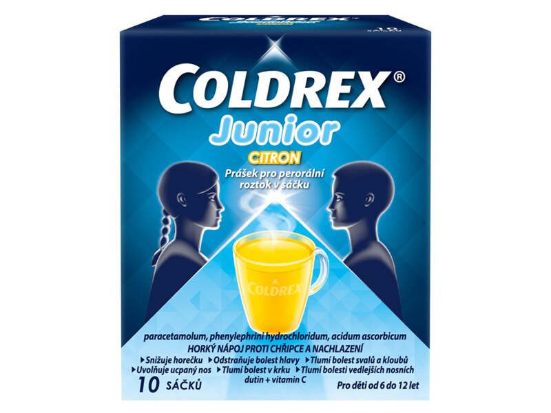 Coldrex Junior citron 10 sáčků