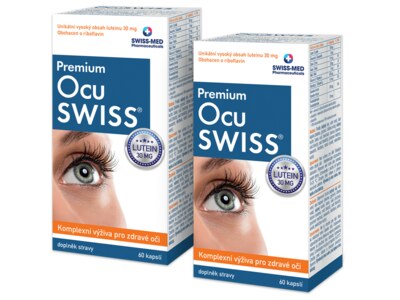 Premium Ocuswiss® 60 kapslí 1+1 ZDARMA