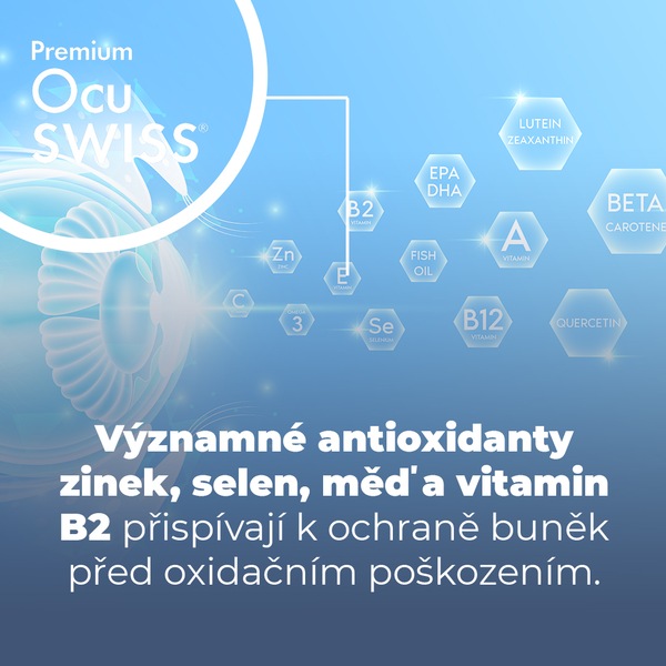 Premium Ocuswiss® 60 kapslí 1+1 ZDARMA Premium Ocuswiss® 60 kapslí 1+1 ZDARMA