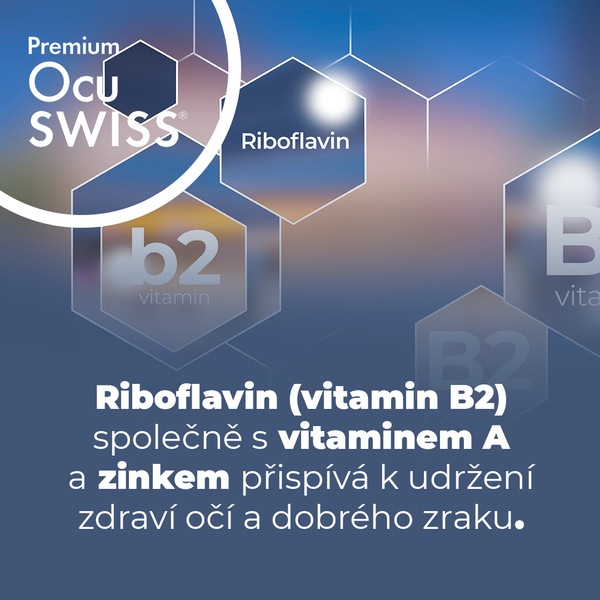 Premium Ocuswiss® 60 kapslí 1+1 ZDARMA Premium Ocuswiss® 60 kapslí 1+1 ZDARMA