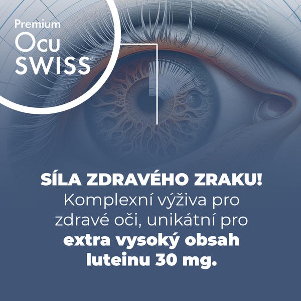 Premium Ocuswiss® 60 kapslí 1+1 ZDARMA Premium Ocuswiss® 60 kapslí 1+1 ZDARMA