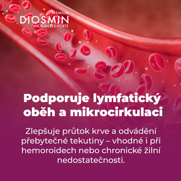 Premium Diosmin Micronized Forte 60 tablet  1+1 ZDARMA