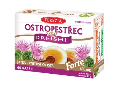 Terezia Ostropestřec + Reishi Forte 60 kapslí