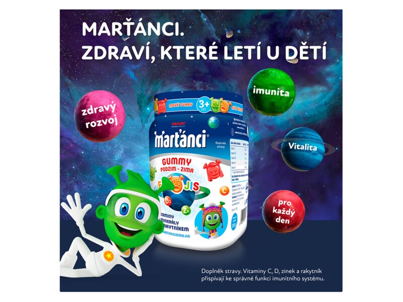Marťánci Gummy Podzim-Zima 50 ks