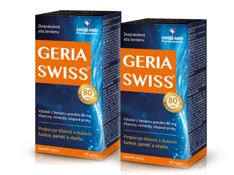 Geriaswiss® 100 tablet 1+1 ZDARMA