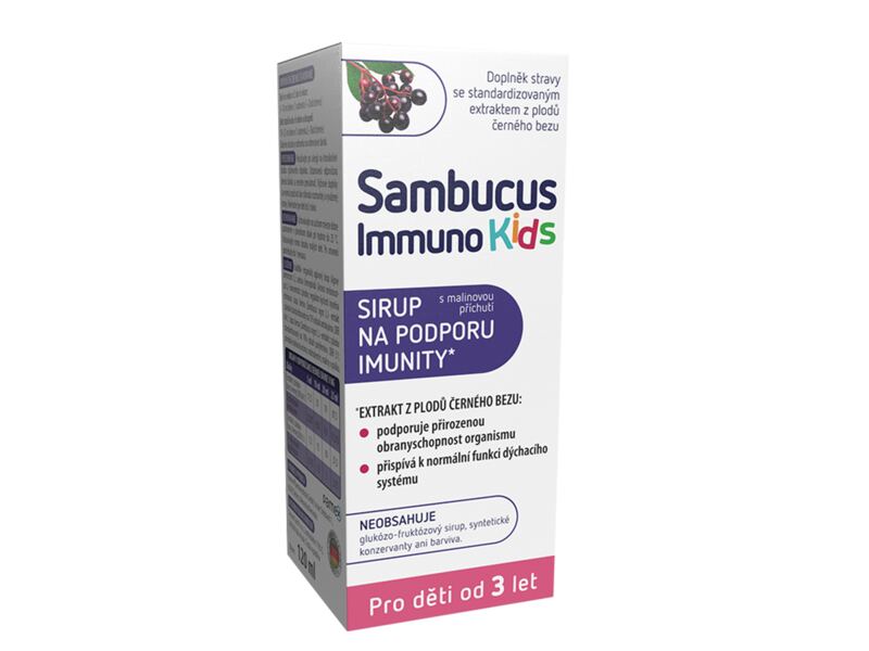 Sambucus Immuno Kids sirup 120 ml