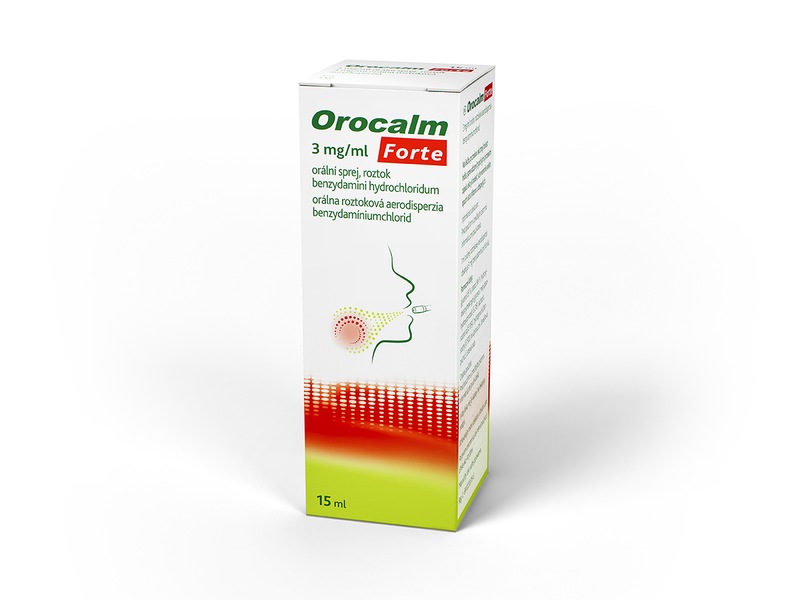Orocalm Forte 3 mg/ml orální sprej 15 ml