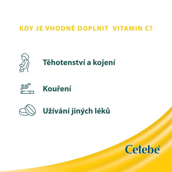 Cetebe Vitamin C 500 mg 60 kapslí Cetebe Vitamin C 500 mg 60 kapslí