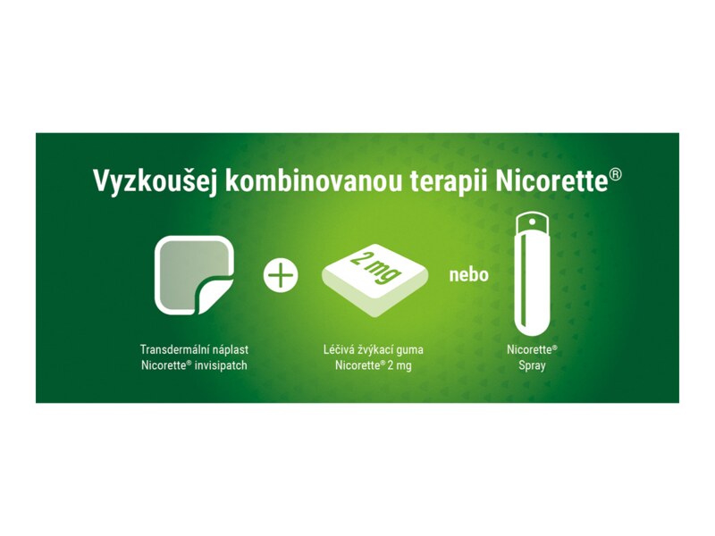 Nicorette Invisipatch 15 mg/16 h 7 transdermálních náplastí