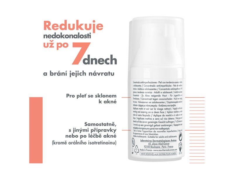 Avene Cleanance ComedoMed koncentrovaná péče při nedokonalostech pleti 30 ml