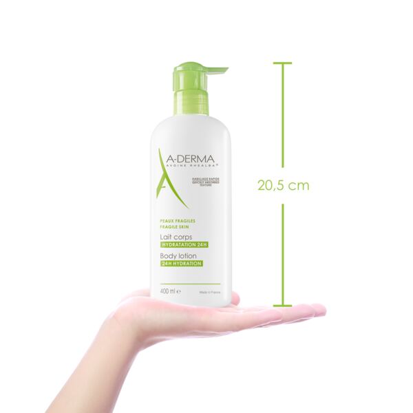 A-Derma Hydratační tělové mléko 400 ml