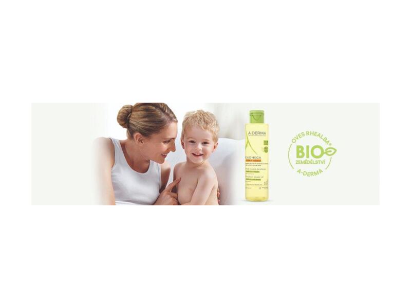 A-Derma Exomega Control Zvláčňující sprchový olej 200 ml 