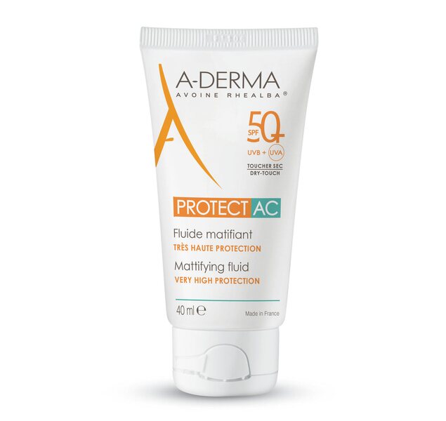 A-Derma Protect AC Zmatňující fluid SPF50+ 40 ml 