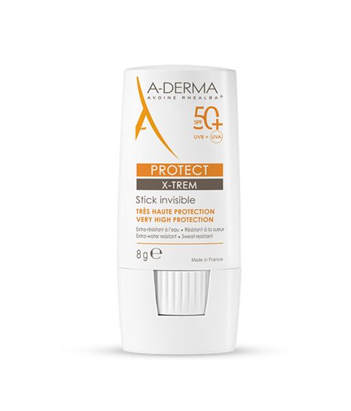 A-Derma Protect X-Trem Transparentní tyčinka SPF50+ 8 g 