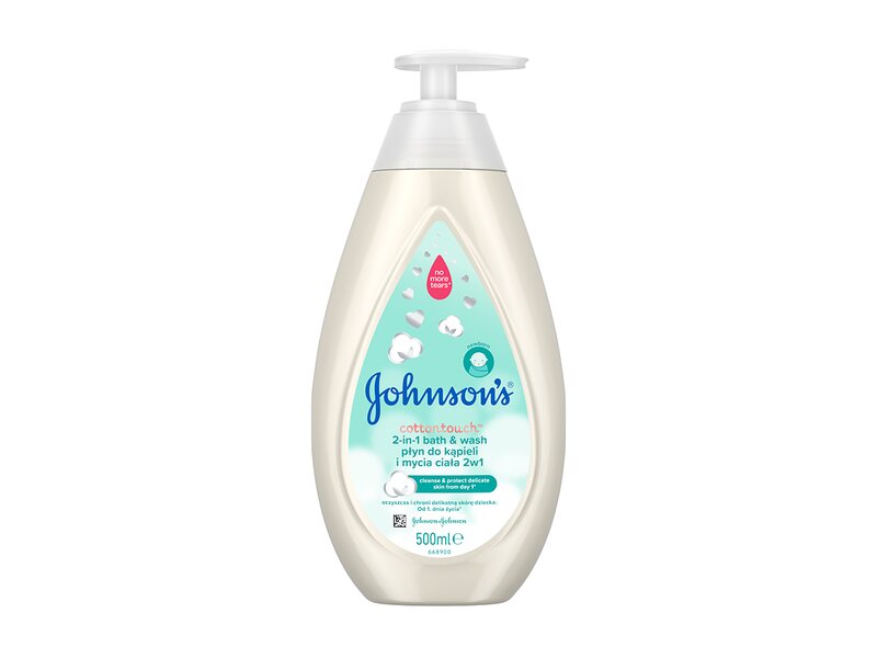 Johnsons Baby Cottontouch Koupel a mycí gel 2v1 500 ml