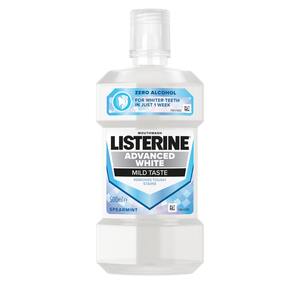 Listerine Advance White Mild Taste ústní voda 500 ml Listerine Advance White Mild Taste ústní voda 500 ml