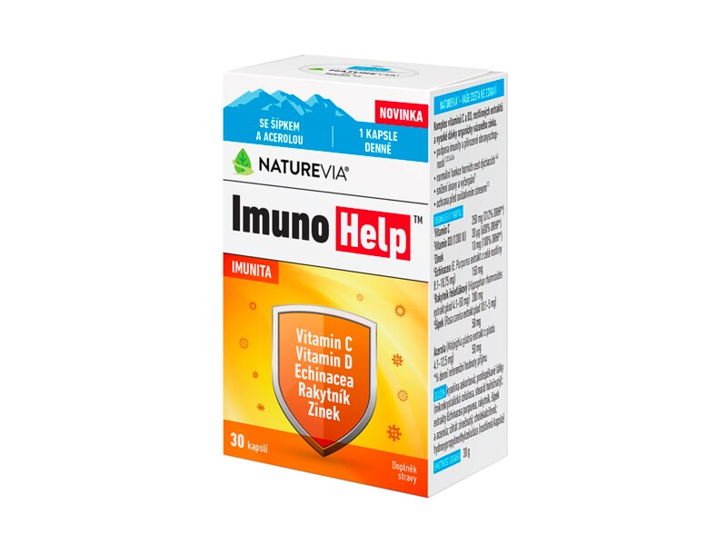 NatureVia ImunoHelp 30 kapslí