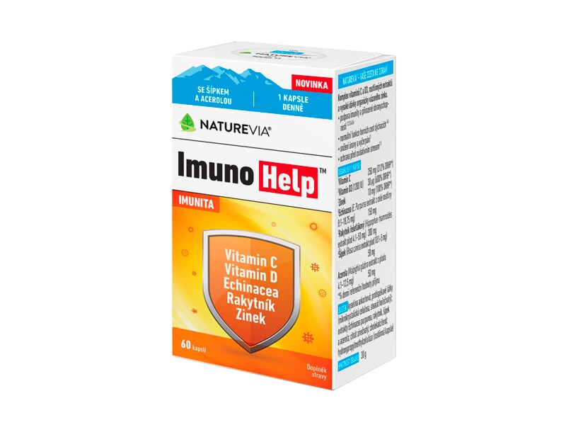 NatureVia ImunoHelp 60 kapslí