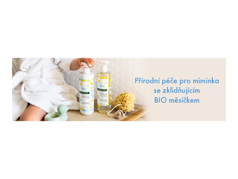 Klorane Bébé jemný mycí gel s měsíčkem 500 ml