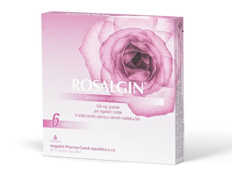 Rosalgin 500 mg granule pro vaginální roztok 6 sáčků