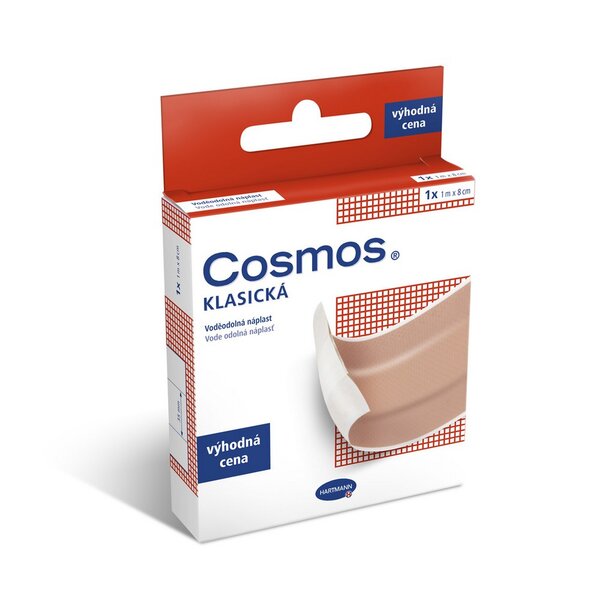 Cosmos Klasická Voděodolná náplast 1 m x 8 cm