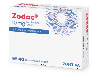 Zodac 10 mg 40 potahovaných tablet