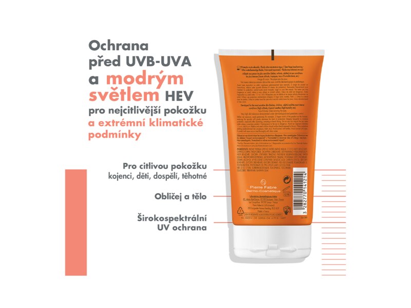 Avene Sun Intense Protect Ultra voděodolný fluid SPF50+ 150 ml