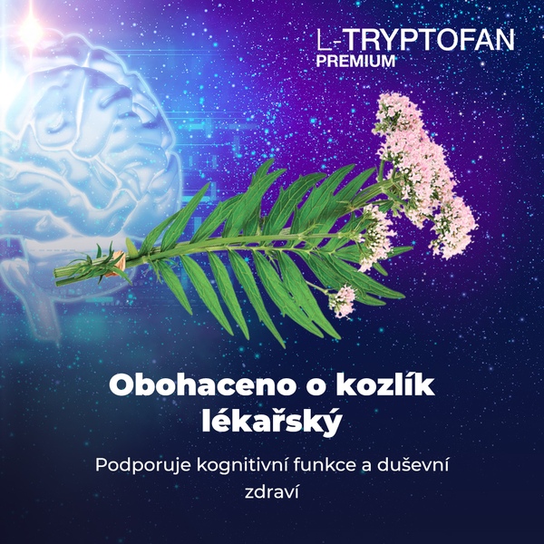 Premium L-Tryptofan 60 kapslí 1+1 ZDARMA