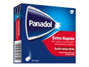 Panadol Extra Rapide 500 mg/65 mg, šumivé tablety na bolest a snížení horečky 12 tablet