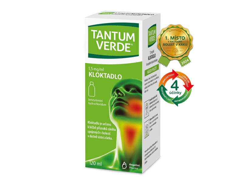 Tantum Verde kloktadlo 120 ml Tantum Verde kloktadlo 120 ml