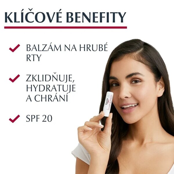 Eucerin Tyčinka na rty Lip Active SPF20 4,8 g Eucerin Tyčinka na rty Lip Active SPF20 4,8 g