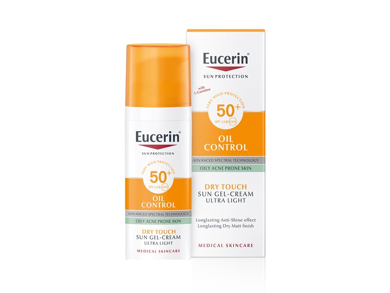 Eucerin Sun Oil Control SPF50+ krémový opalovací gel 50 ml