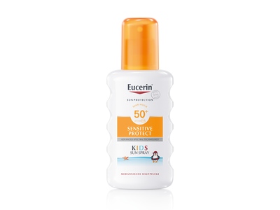 Eucerin Sun Sensitive Protect SPF50+ dětský sprej na opalování 200 ml