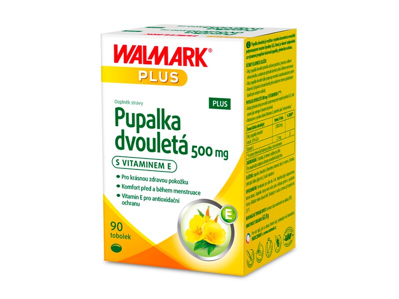 Walmark Pupalka dvouletá 500 mg s vitaminem E 90 tobolek