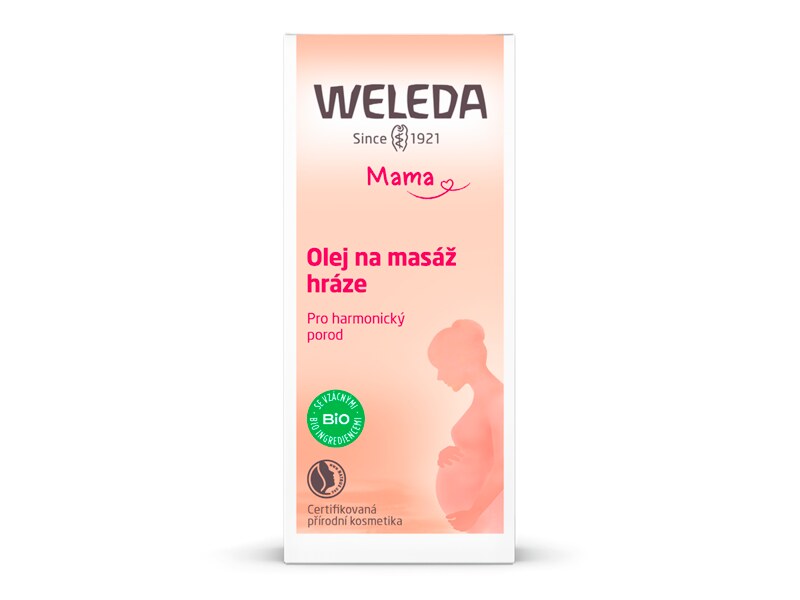 Weleda Mama olej na masáž hráze 50 ml Weleda Mama olej na masáž hráze 50 ml
