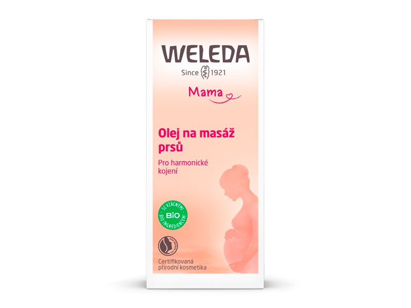 Weleda Mama olej na masáž prsů 50 ml